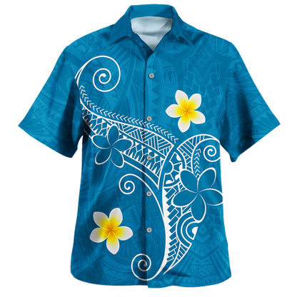 Hawaii Hawaiian Shirt Polynesia Floral Tribal Style Color