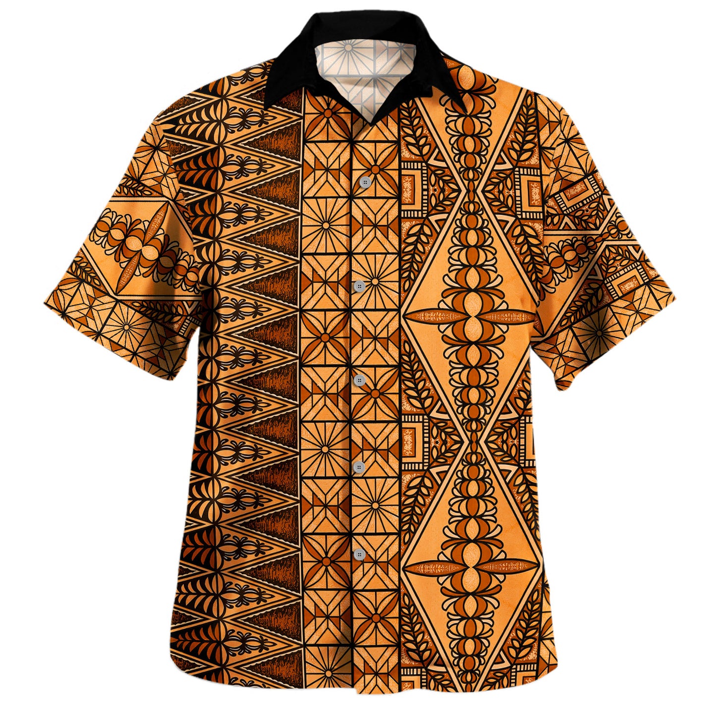 Tonga Hawaiian Shirt Ngatu Fabric Vintage