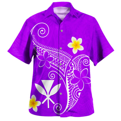 Hawaii Hawaiian Shirt Polynesia Kanaka Floral Tribal