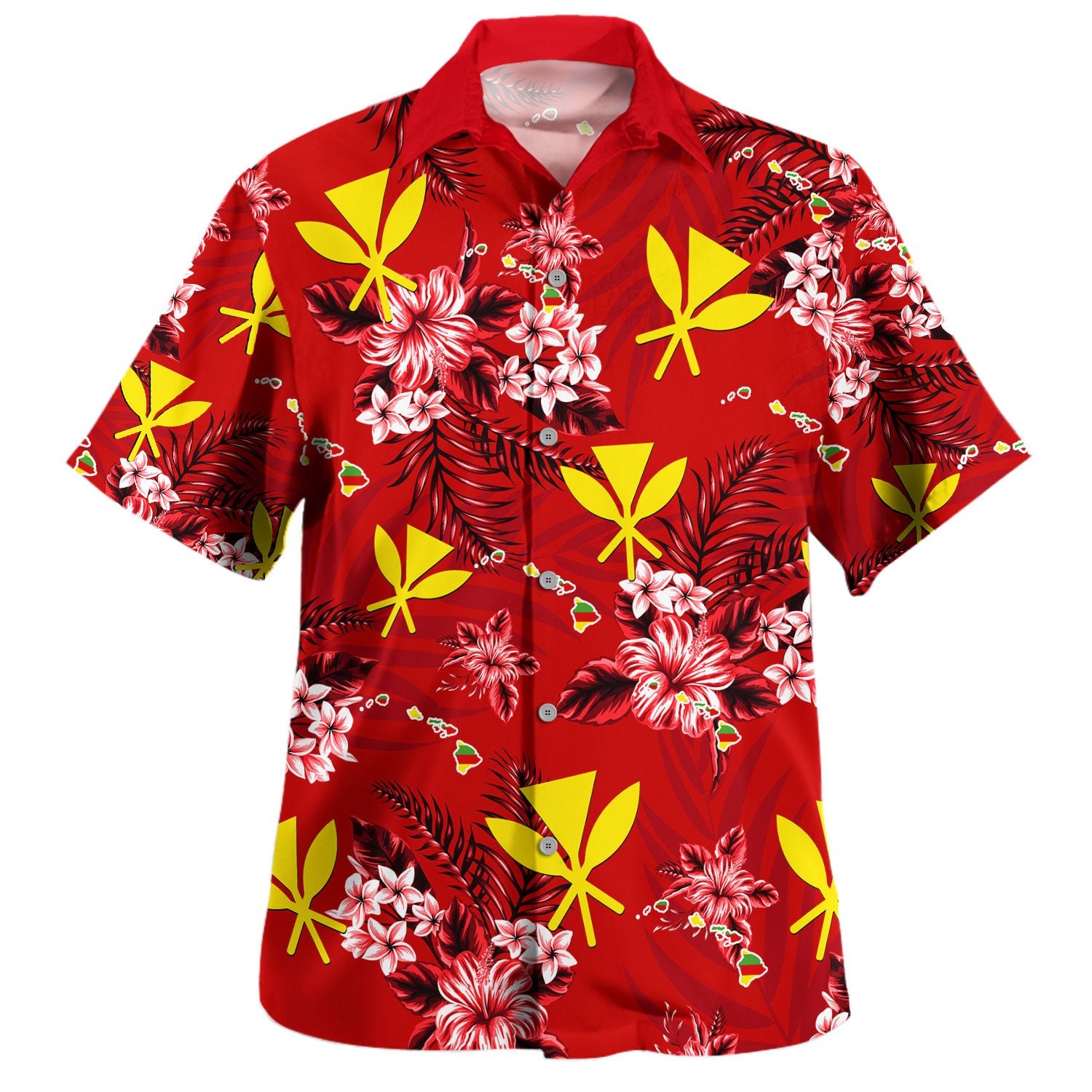 Hawaii Hawaiian Shirt Kanaka Maoli Hibiscus Tropical | Polynesian.co