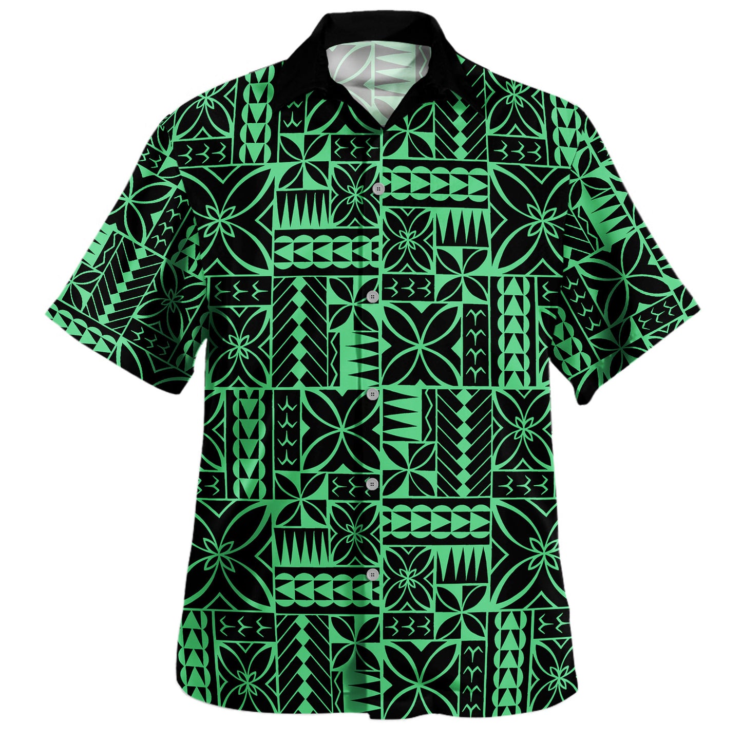 Samoa Hawaiian Shirt Siapo Design Tribal Pattern
