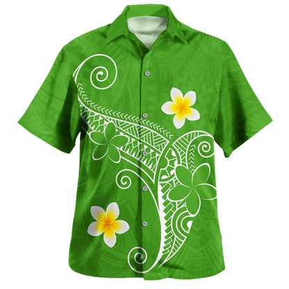 Hawaii Hawaiian Shirt Polynesia Floral Tribal Style Color