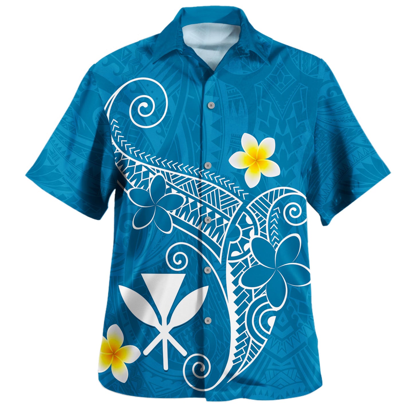Hawaii Hawaiian Shirt Polynesia Kanaka Floral Tribal