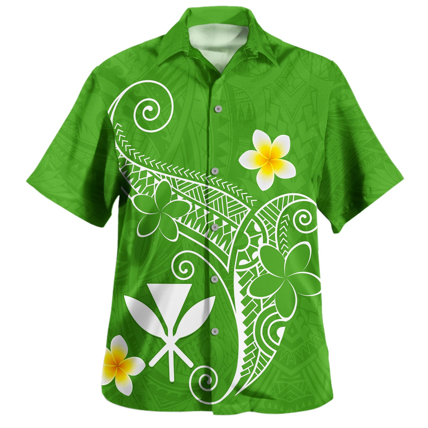 Hawaii Hawaiian Shirt Polynesia Kanaka Floral Tribal