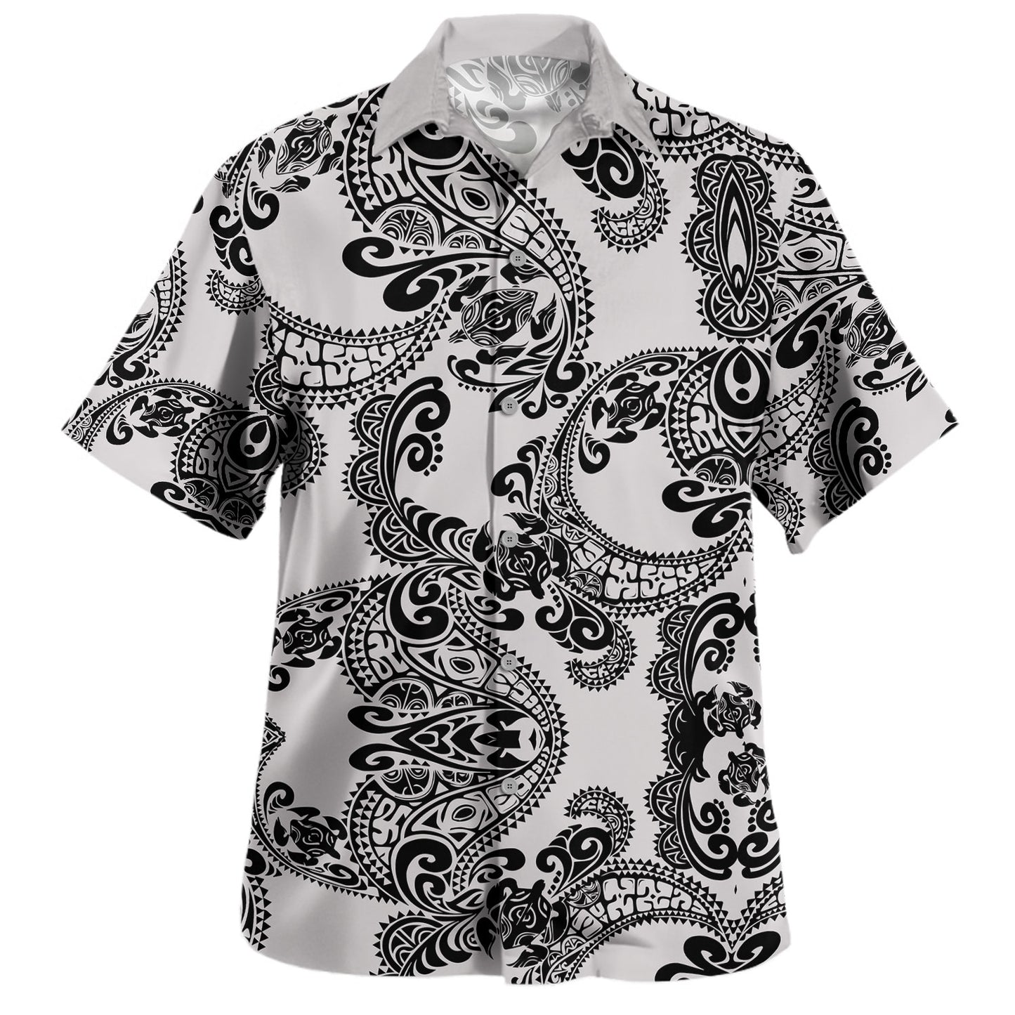 Polynesia Hawaiian Shirt Turtle And Tribal Designs