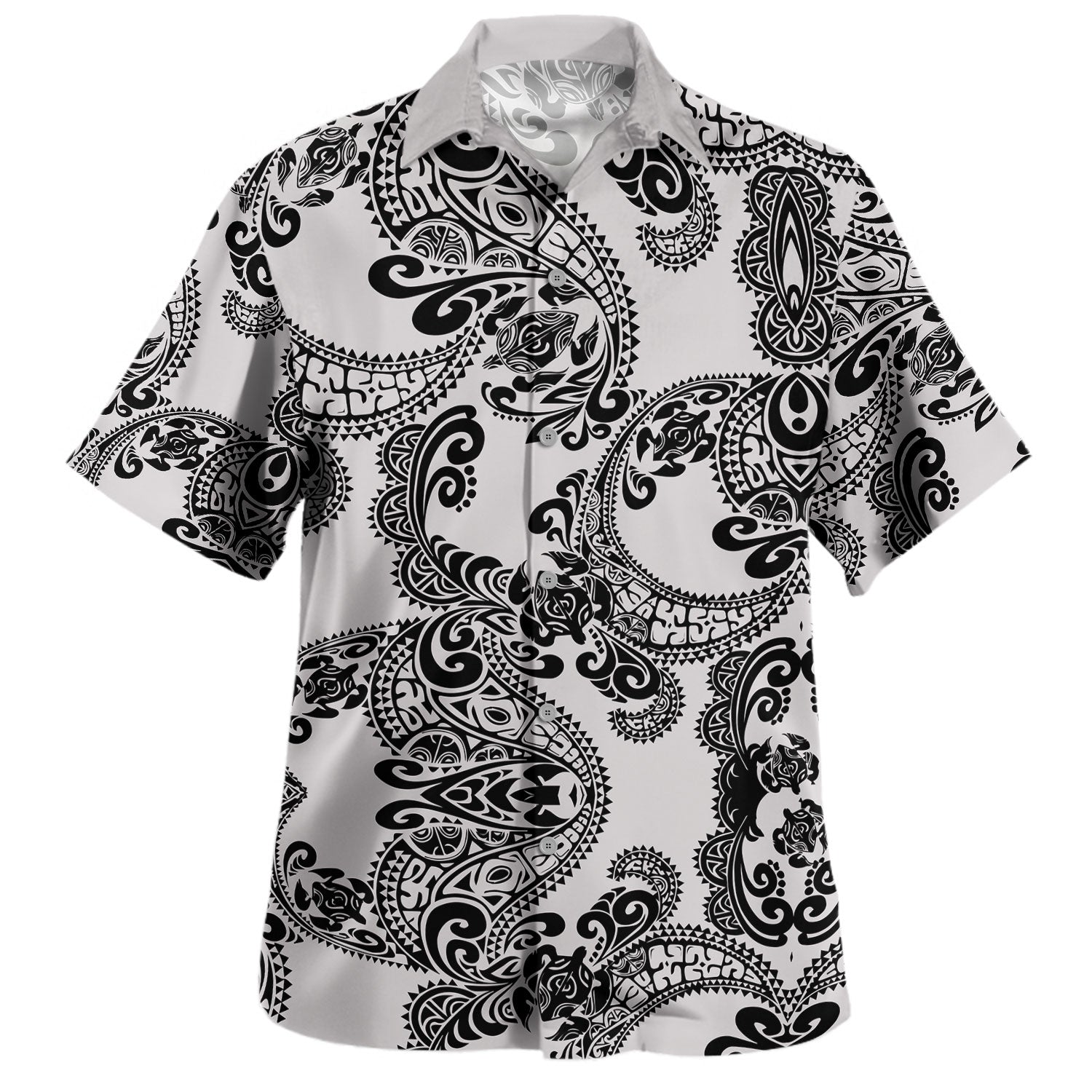 Polynesia Hawaiian Shirt Turtle And Tribal Designs