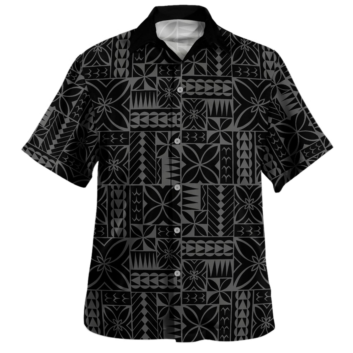 Samoa Hawaiian Shirt Siapo Design Tribal Pattern