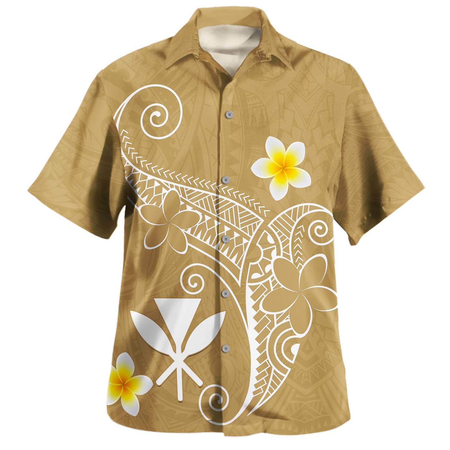 Hawaii Hawaiian Shirt Polynesia Kanaka Floral Tribal