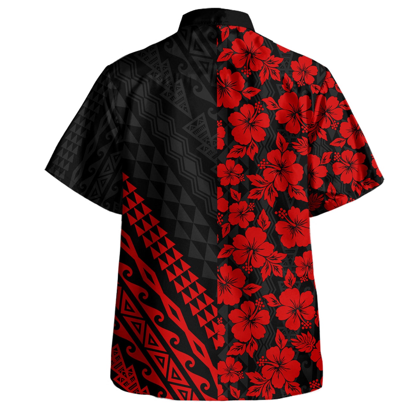 Hawaii Hawaiian Shirt Kanaka Maoli Hibiscus Pattern With Polynesia