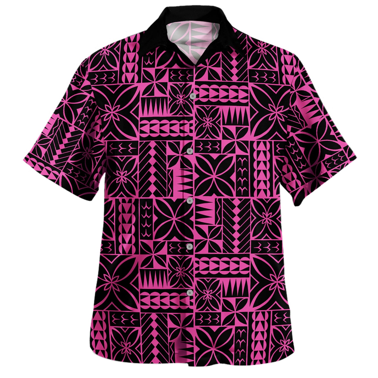 Samoa Hawaiian Shirt Siapo Design Tribal Pattern