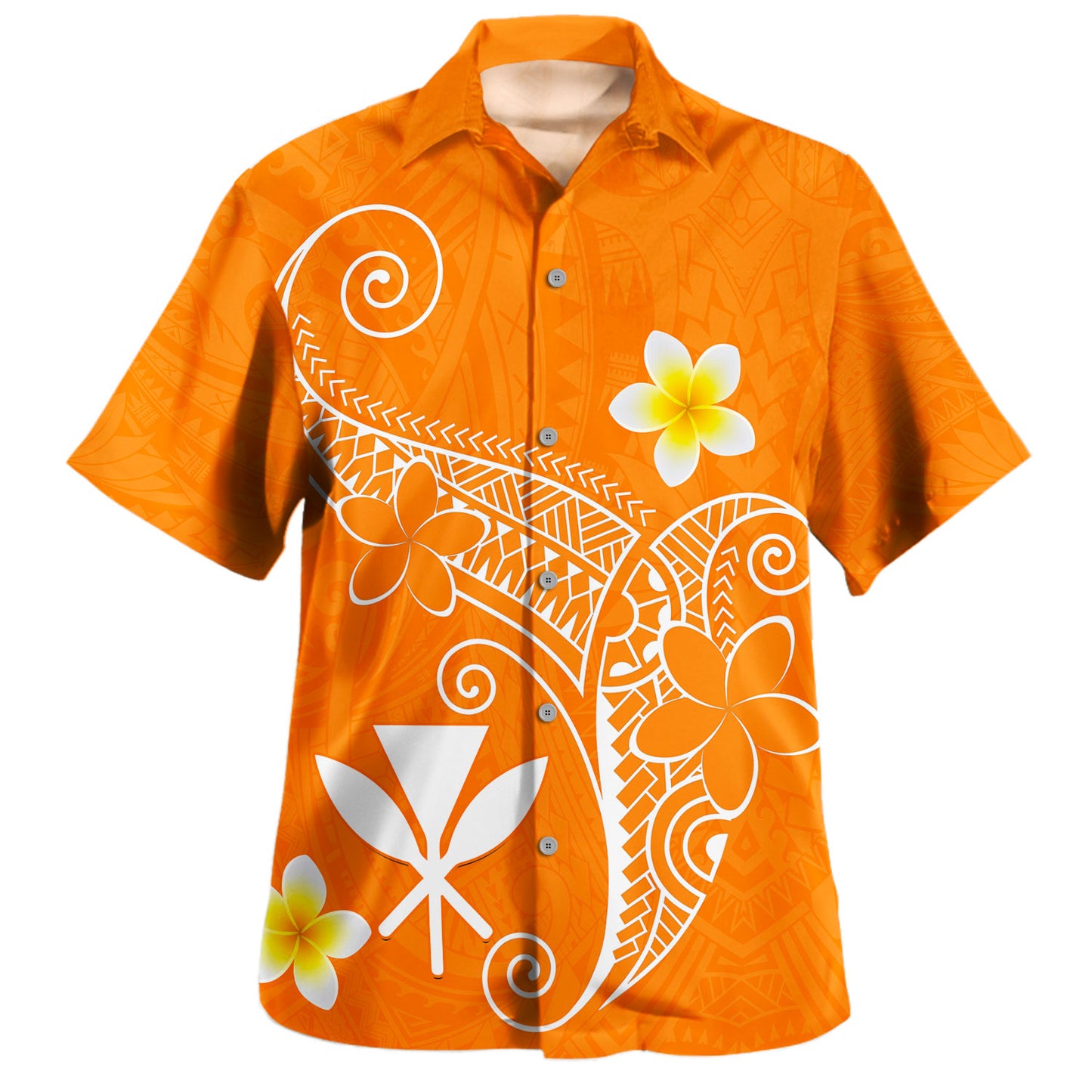 Hawaii Hawaiian Shirt Polynesia Kanaka Floral Tribal