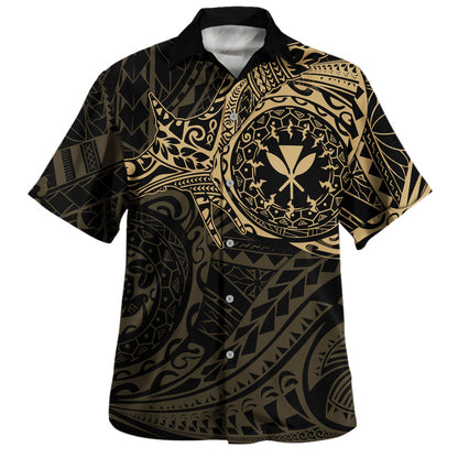Hawaii Hawaiian Shirt Tribal Polynesia Iwa Bird With Kanaka Maoli
