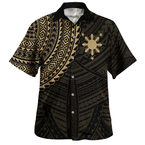 Philippines Filipinos Hawaiian Shirt Tribal Spirit Filipino Pride Design