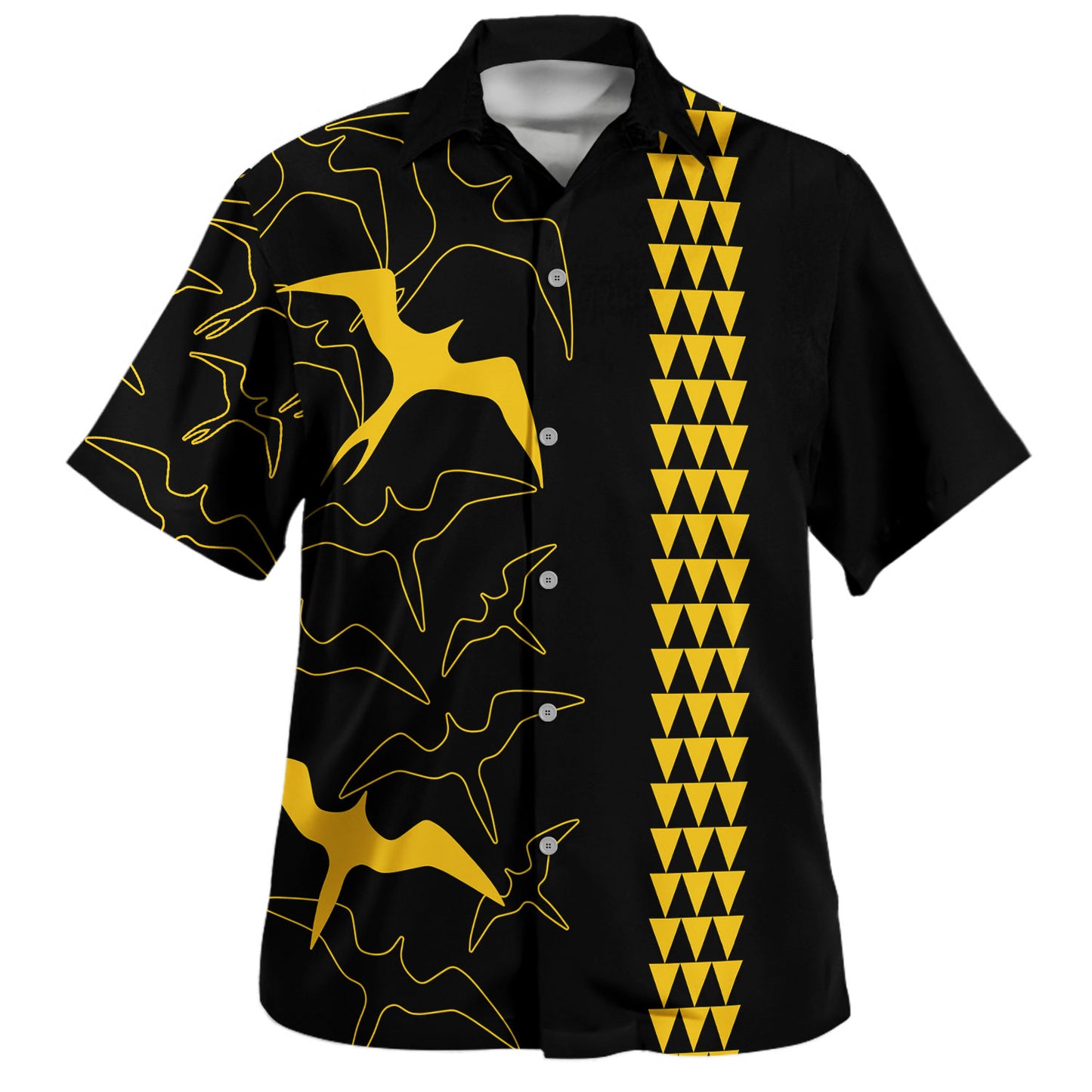 Hawaii Hawaiian Shirt Iwa Bird Flight Style