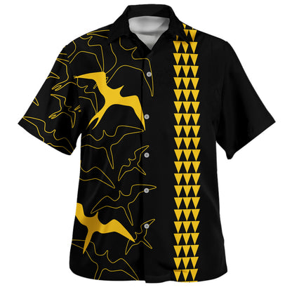 Hawaii Hawaiian Shirt Iwa Bird Flight Style
