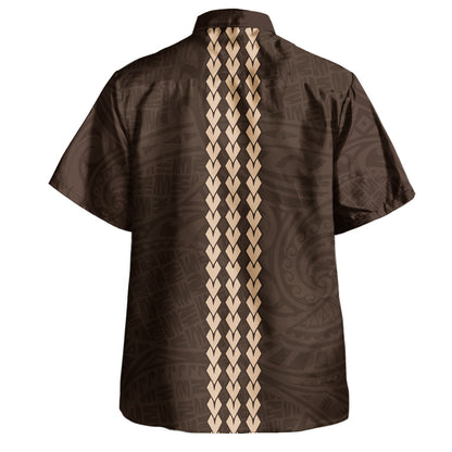 Polynesia Hawaiian Shirt Tribal Polynesia Kakau