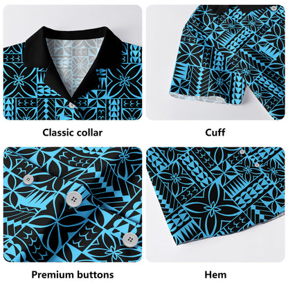 Samoa Hawaiian Shirt Siapo Design Tribal Pattern