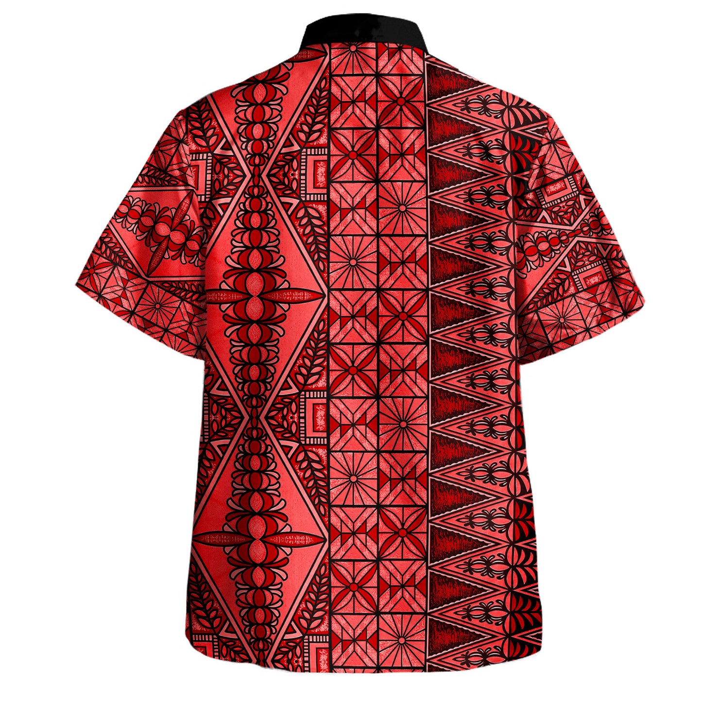 Tonga Combo Puletasi And Shirt Ngatu Fabric