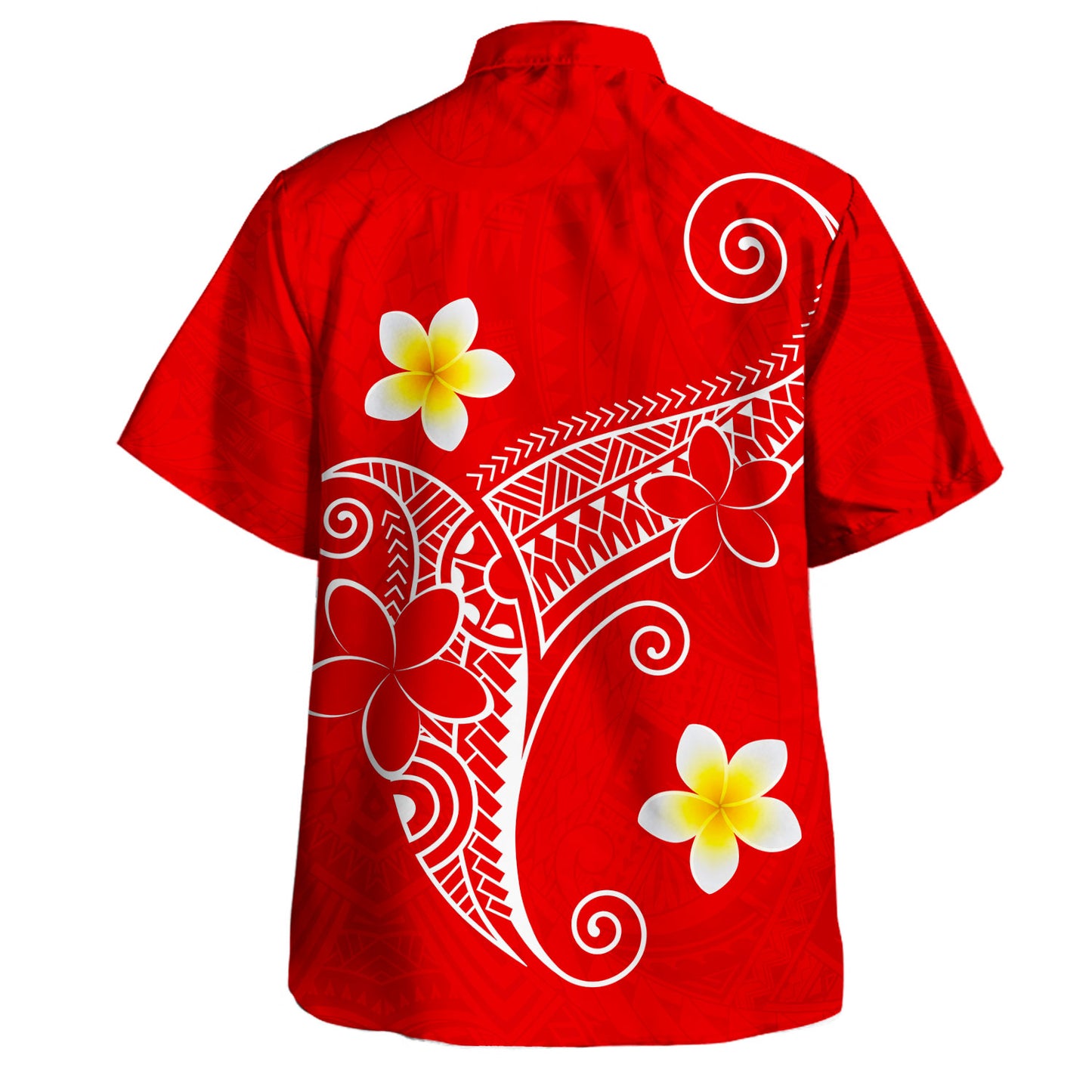 Hawaii Hawaiian Shirt Polynesia Floral Tribal Style Color