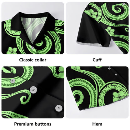 Polynesia Hawaiian Shirt Tapes Octopus Polynesian Tribal