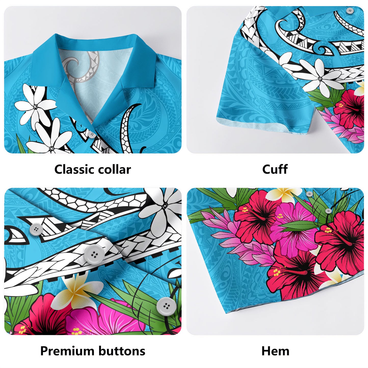 Polynesia Combo Dress And Shirt Tribal Polynesia Tropical Summer