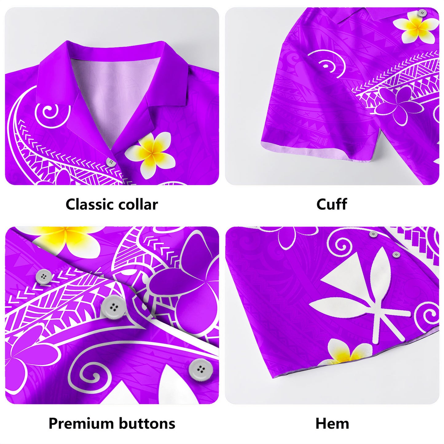 Hawaii Hawaiian Shirt Polynesia Kanaka Floral Tribal