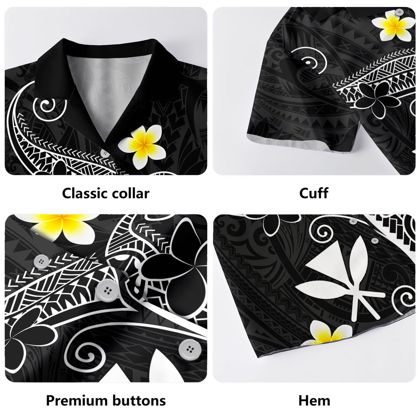 Hawaii Hawaiian Shirt Polynesia Kanaka Floral Tribal