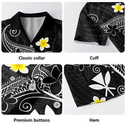 Hawaii Hawaiian Shirt Polynesia Kanaka Floral Tribal