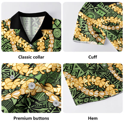 Hawaii Hawaiian Shirt Puakenikeni Tapa Pattern