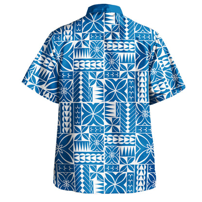 Samoa Hawaiian Shirt Siapo Design Tribal Pattern Ver.2