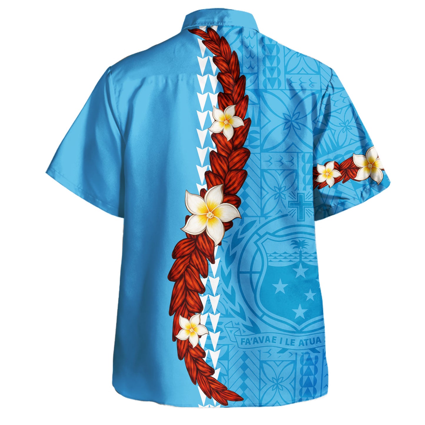 Samoa Hawaiian Shirt Ufalafa Tapa Siapo Pattern Island Style