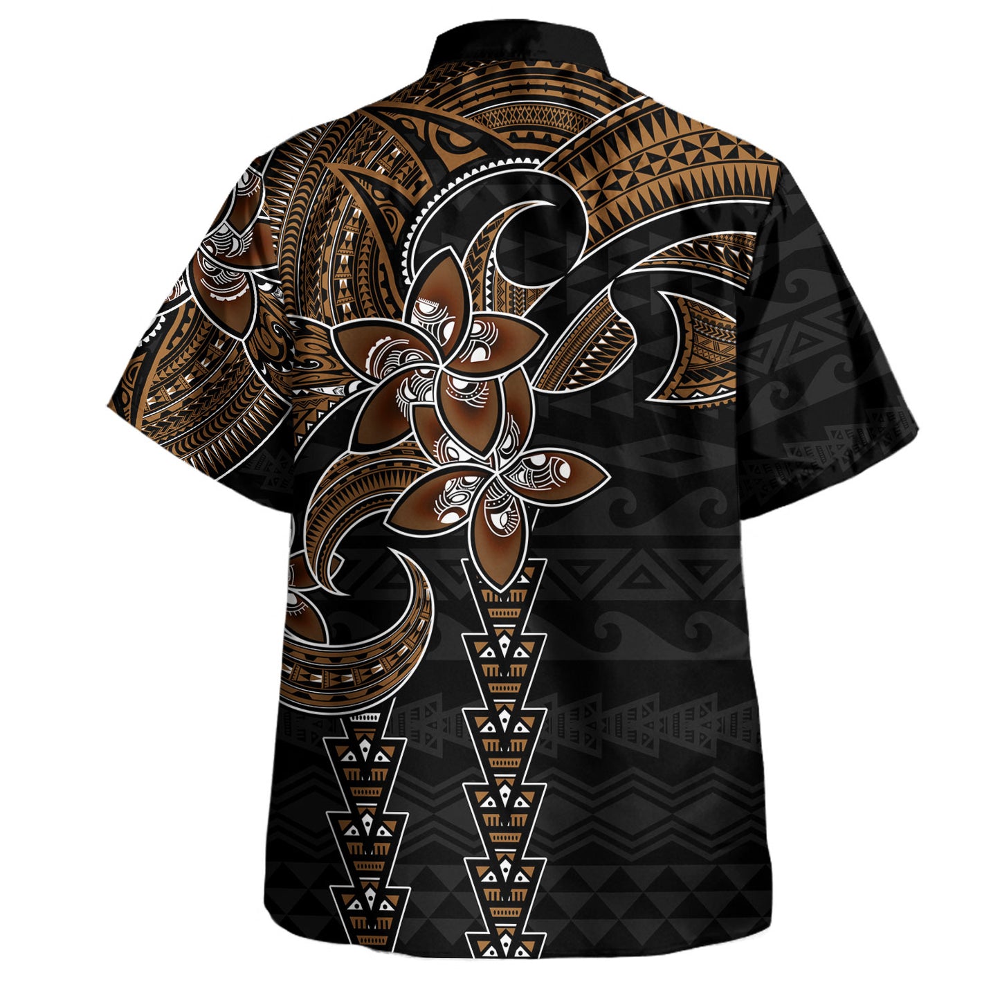 Polynesia Combo Dress And Shirt Plumeria Tribal Tattoo