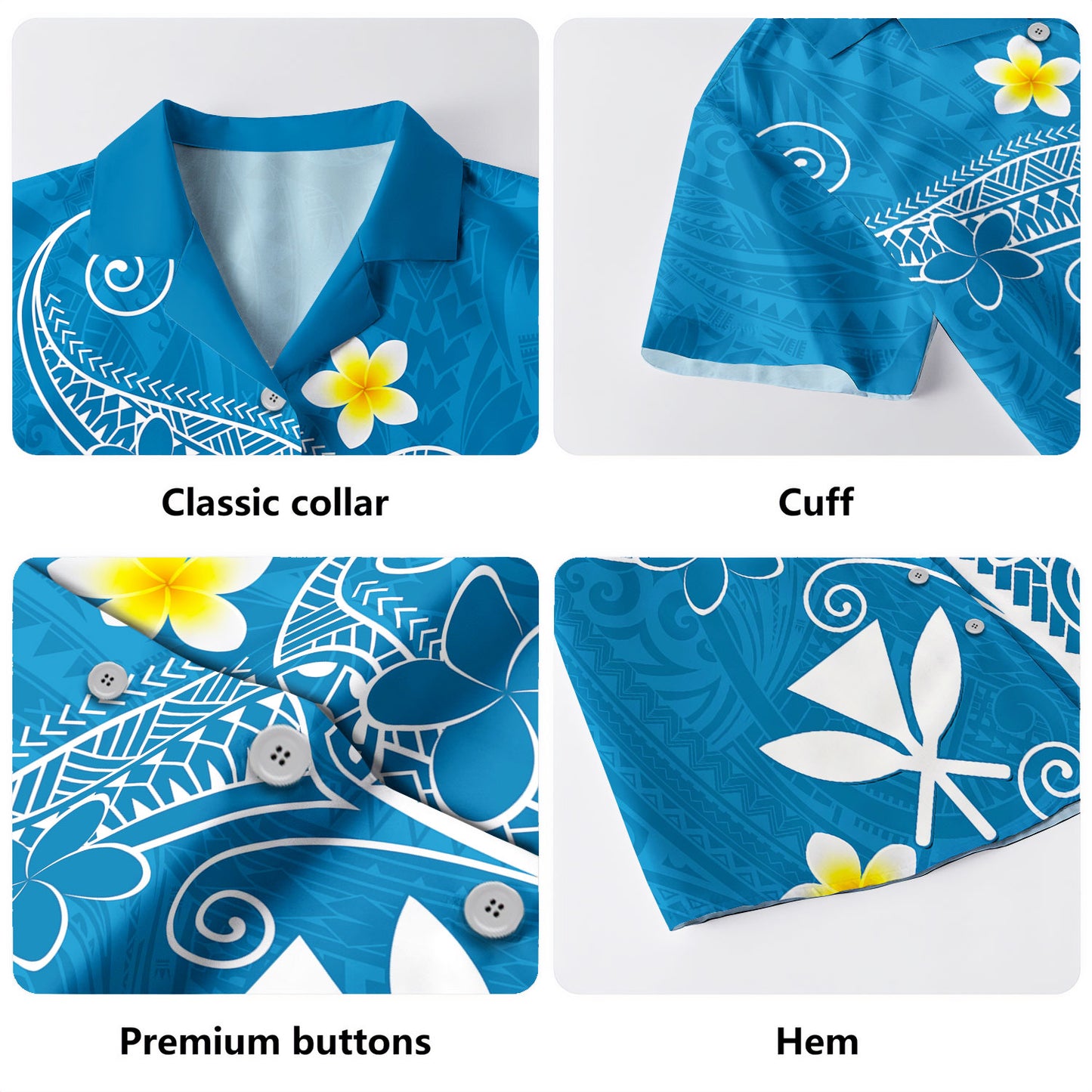 Hawaii Hawaiian Shirt Polynesia Kanaka Floral Tribal