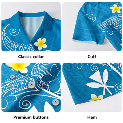 Hawaii Hawaiian Shirt Polynesia Kanaka Floral Tribal
