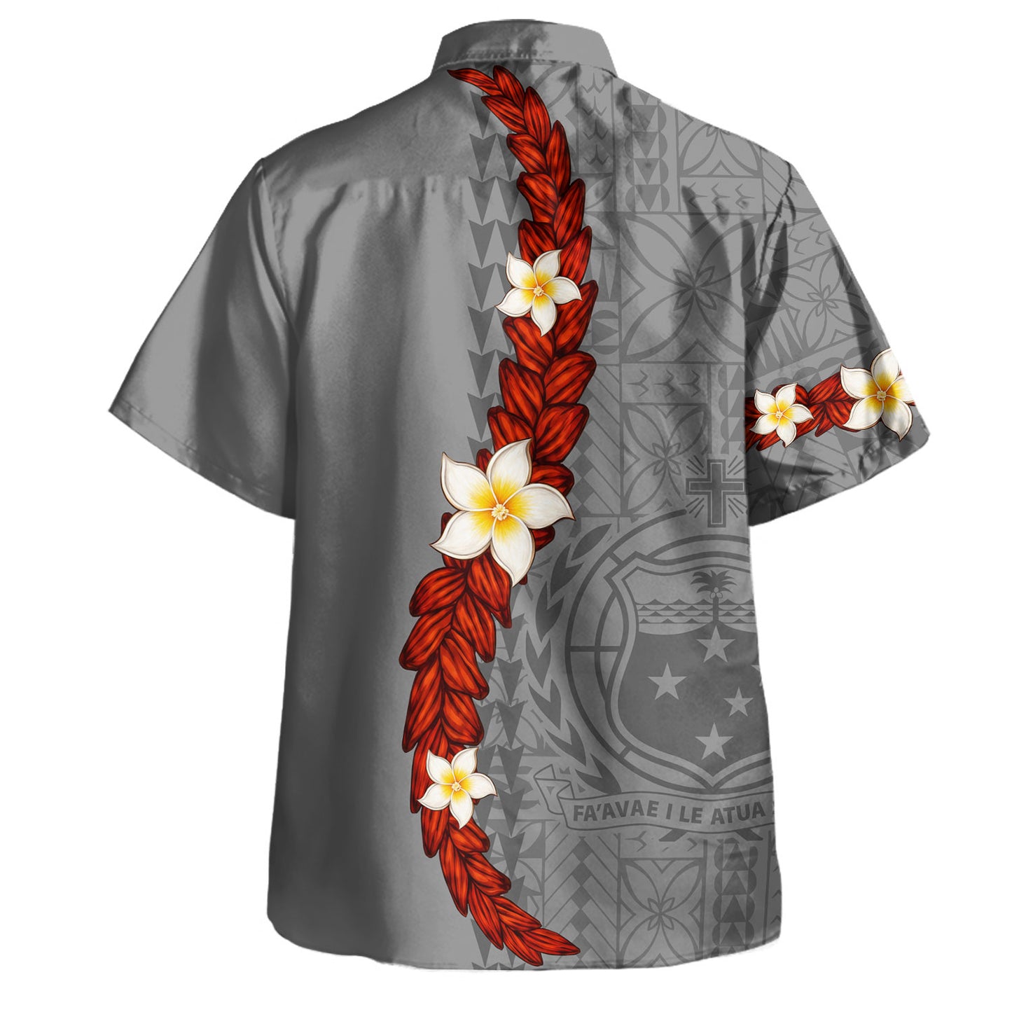Samoa Hawaiian Shirt Ufalafa Tapa Siapo Pattern Island Style
