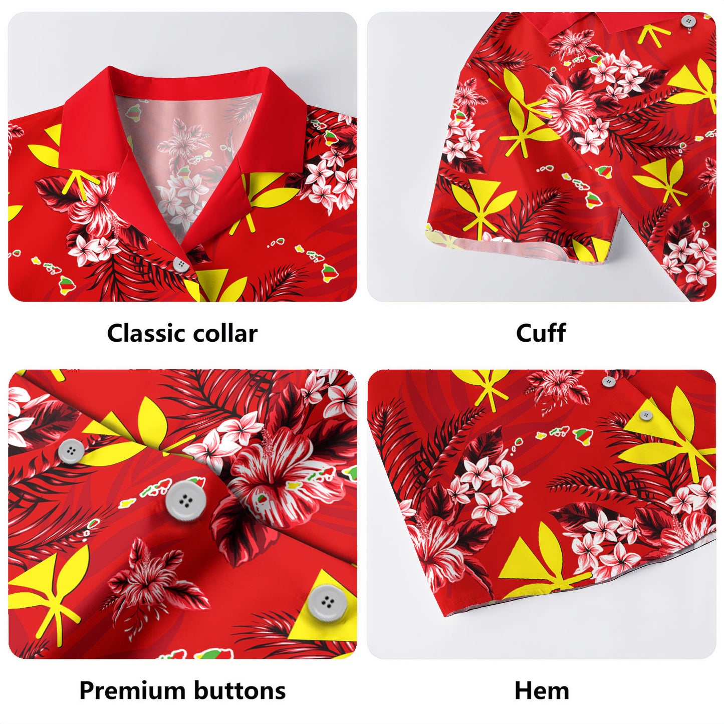 Hawaii Hawaiian Shirt Kanaka Maoli Hibiscus Tropical
