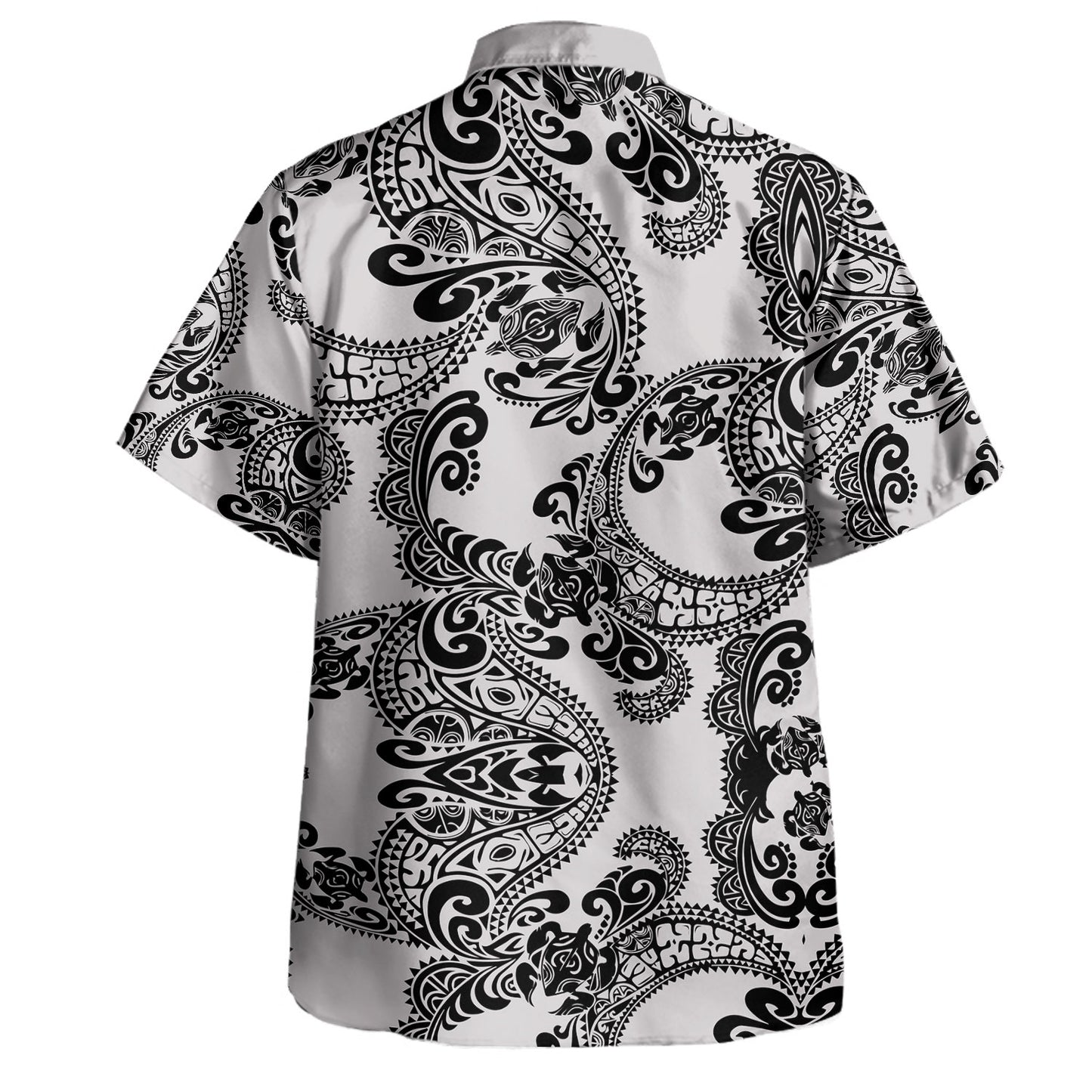 Polynesia Hawaiian Shirt Turtle And Tribal Designs