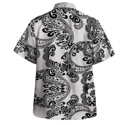 Polynesia Hawaiian Shirt Turtle And Tribal Designs