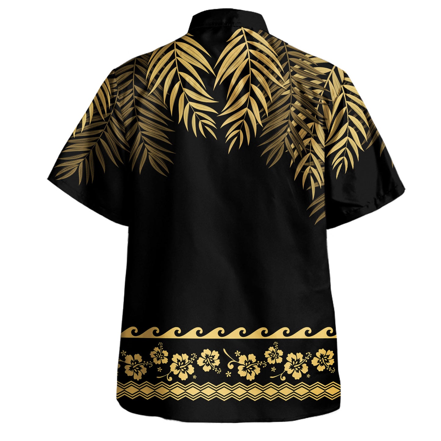 Polynesia Hawaiian Shirt Polynesia Tribal Leave Palm Style