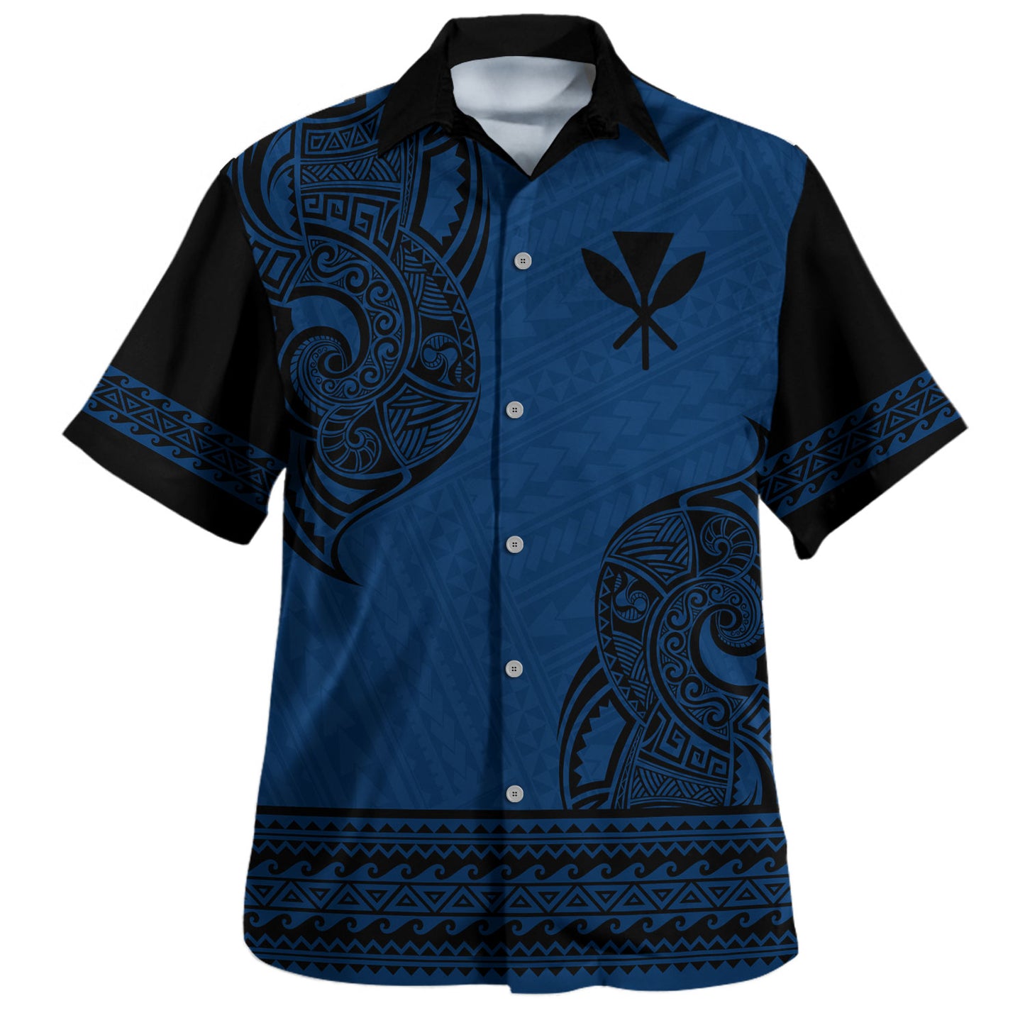 Hawaii Hawaiian Shirt Tribal Tattoo Inspired Island Print