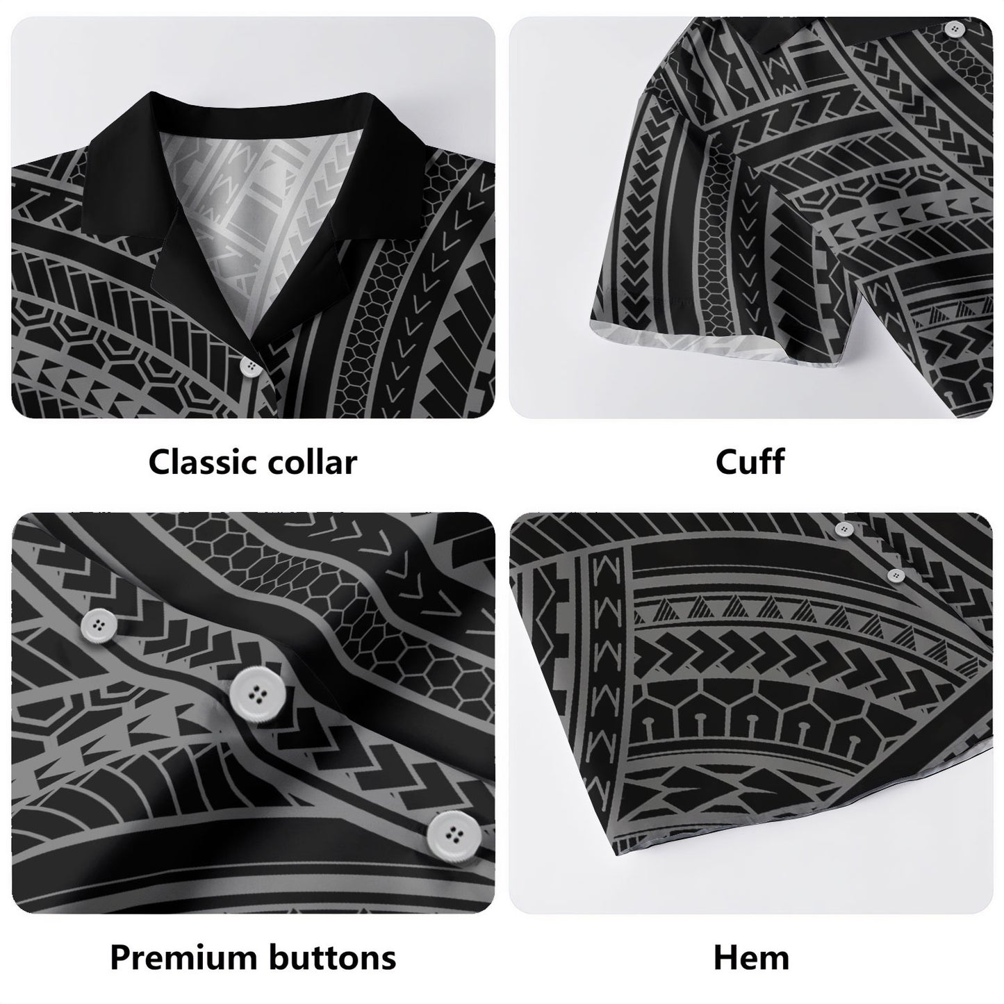 Hawaii Hawaiian Shirt Polynesia Pattern Tattoo