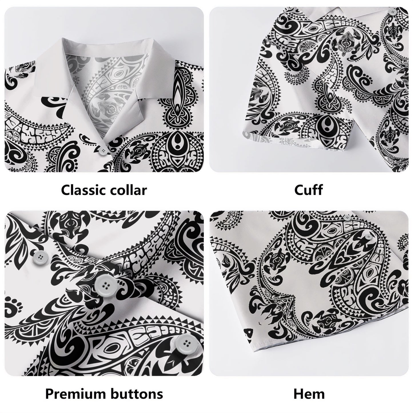 Polynesia Hawaiian Shirt Turtle And Tribal Designs