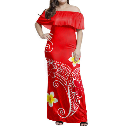 Hawaii Polynesian Combo Dress And Shirt Polynesia Floral Tribal Style Color Ver.1