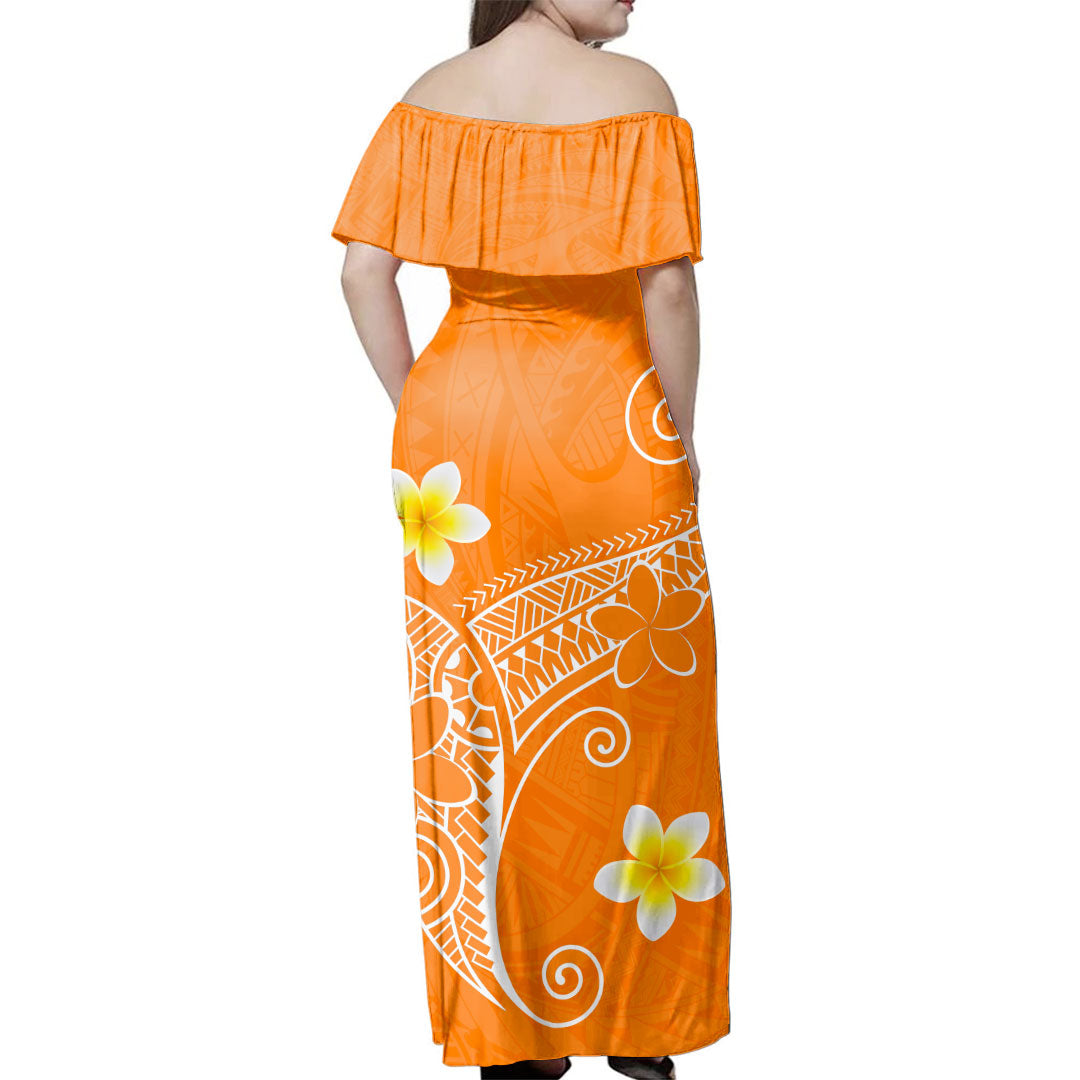 Hawaii Polynesian Combo Dress And Shirt Polynesia Floral Tribal Style Color Ver.1