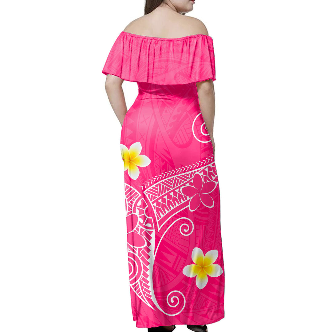 Hawaii Polynesian Combo Dress And Shirt Polynesia Floral Tribal Style Color Ver.1