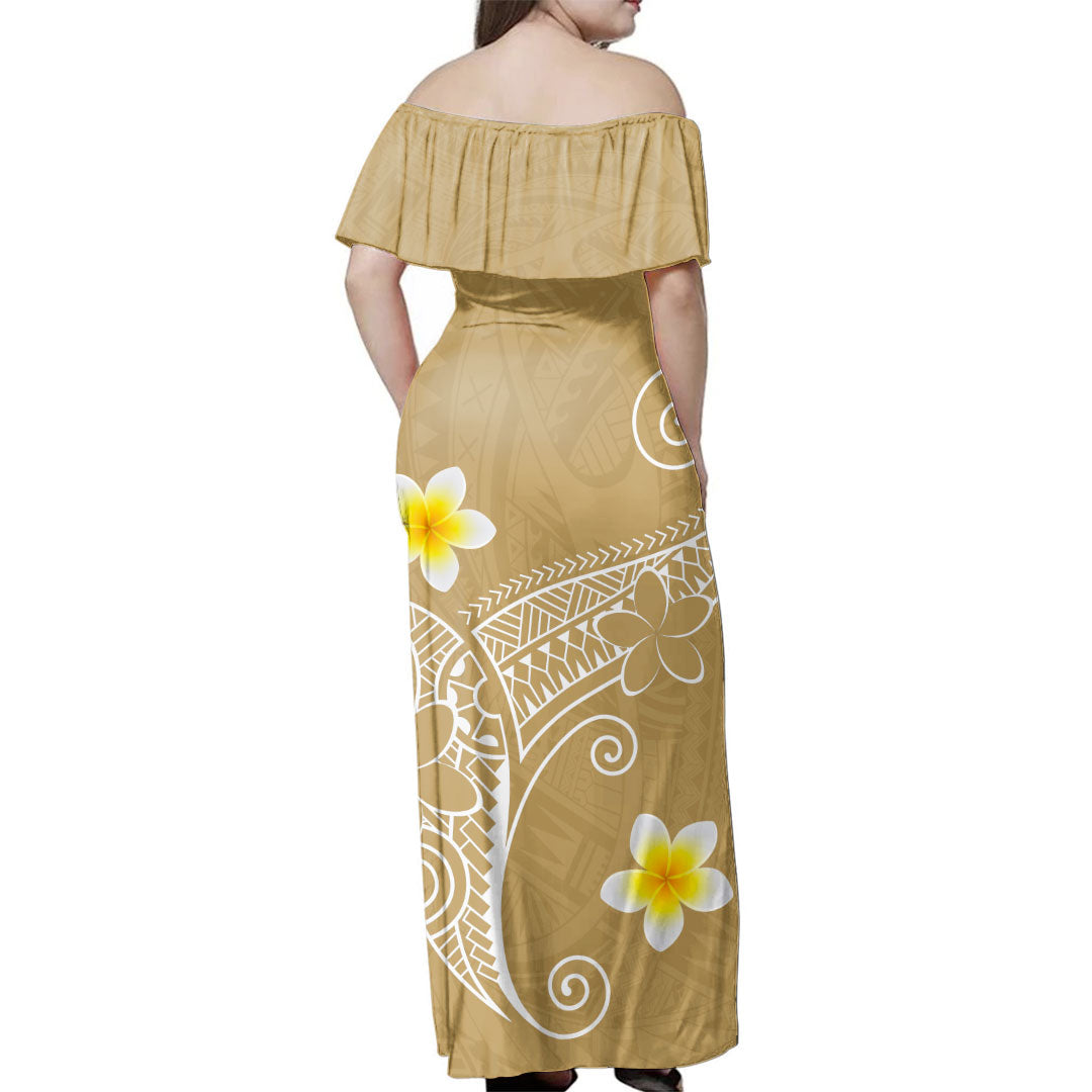 Hawaii Polynesian Combo Dress And Shirt Polynesia Floral Tribal Style Color
