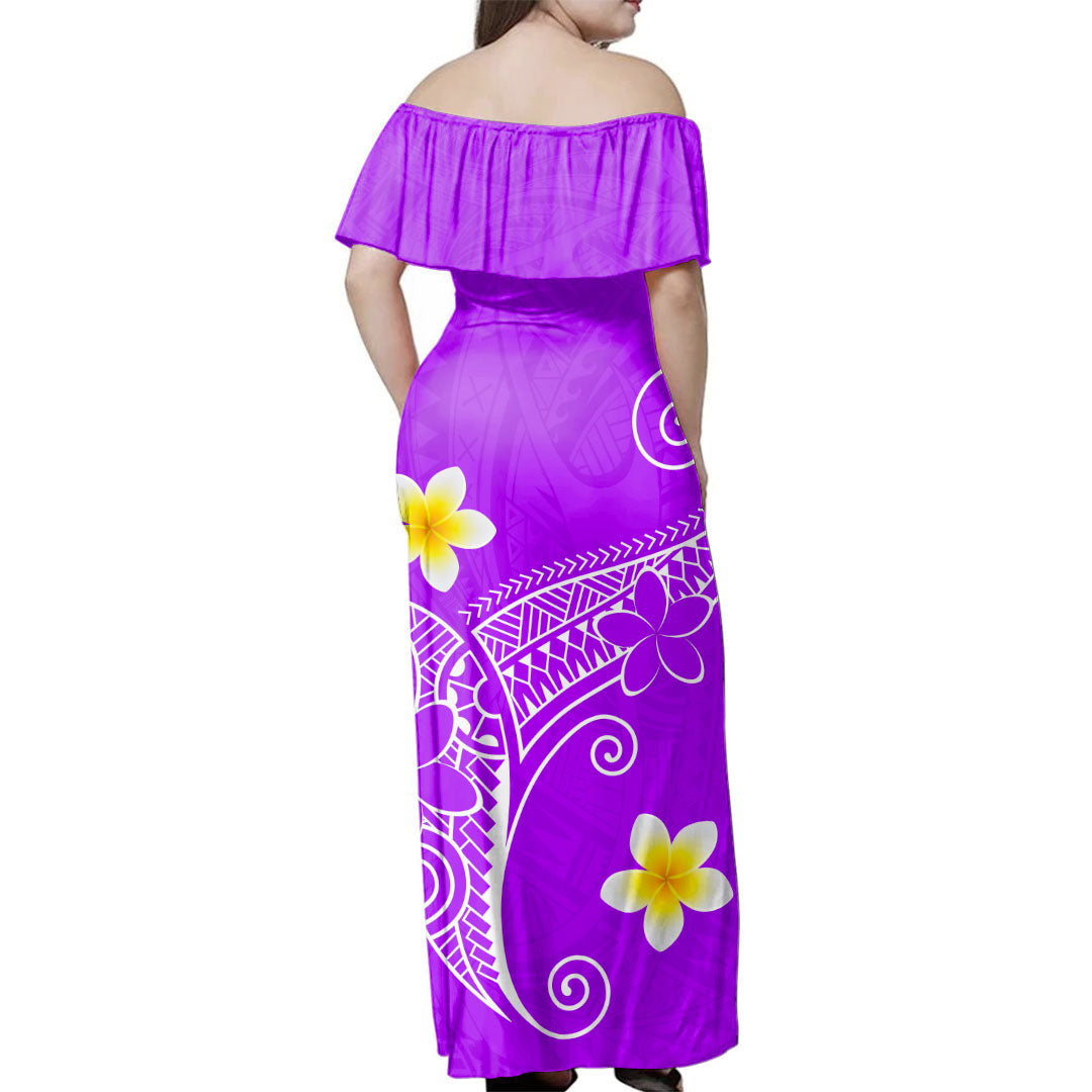 Hawaii Polynesian Combo Dress And Shirt Polynesia Floral Tribal Style Color Ver.1
