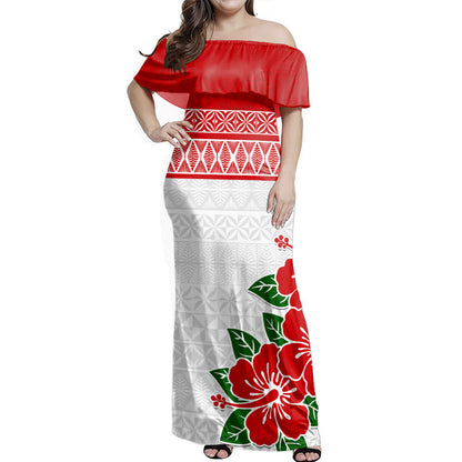 Tonga Combo Dress And Shirt  Ngatu Tribal New Style