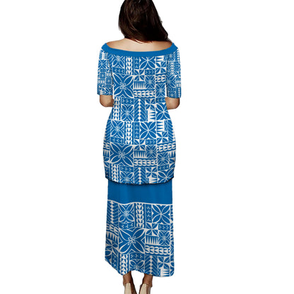 Samoa Puletasi Siapo Design Tribal Pattern Ver.1