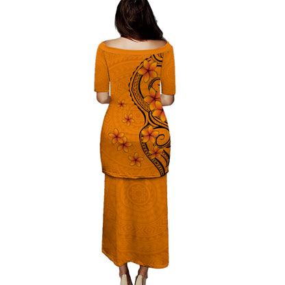 Hawaii Puletasi Tribal Tattoo Polynesian Plumeria Flower